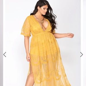 Fashion Nova Jumpsuit Lace Dress